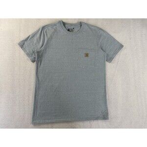 Carhartt Youth Medium 8-10 Loose Fit Light Blue Short Sleeve Pocket T-Shirt